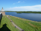 Соловки. Вид со стены монастыря