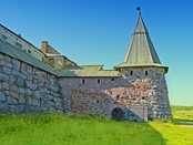 Соловки. Стена монастыря