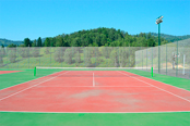 Теннисный корт на базе